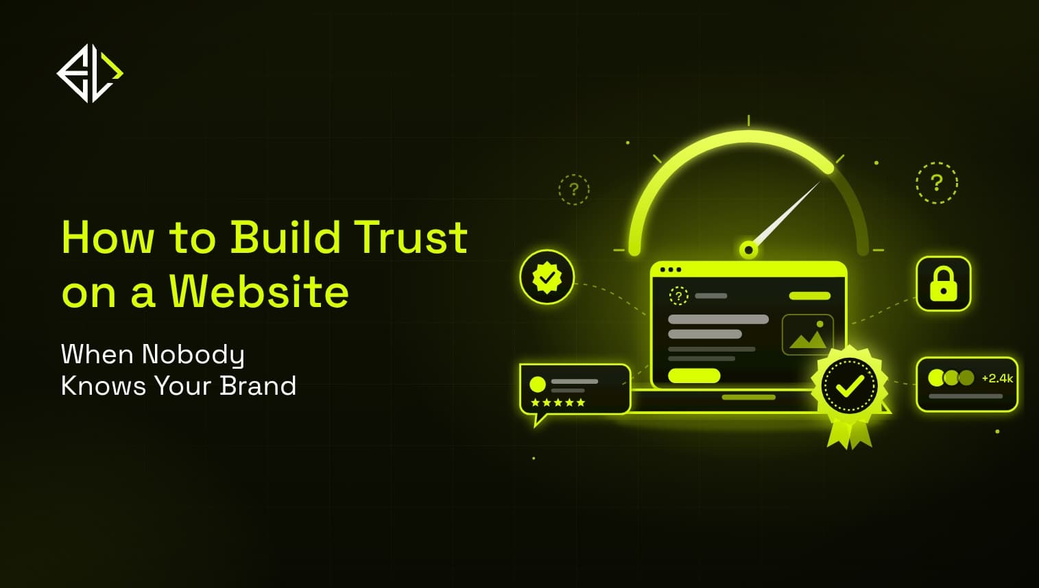 New business owner adding trust signals like team photos, reviews and guarantees to a website homepage