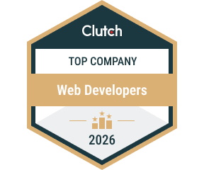 Clutch Top Web Developers badge
