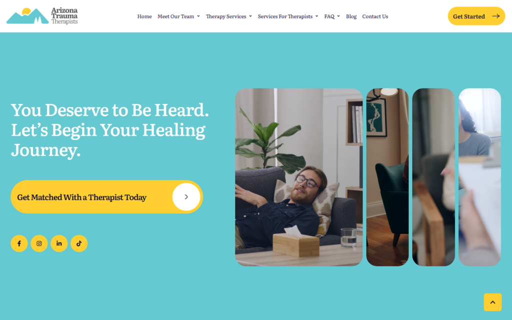 Empowering Healing Journeys with Trusted Therapy and a Modern Digital Presence.